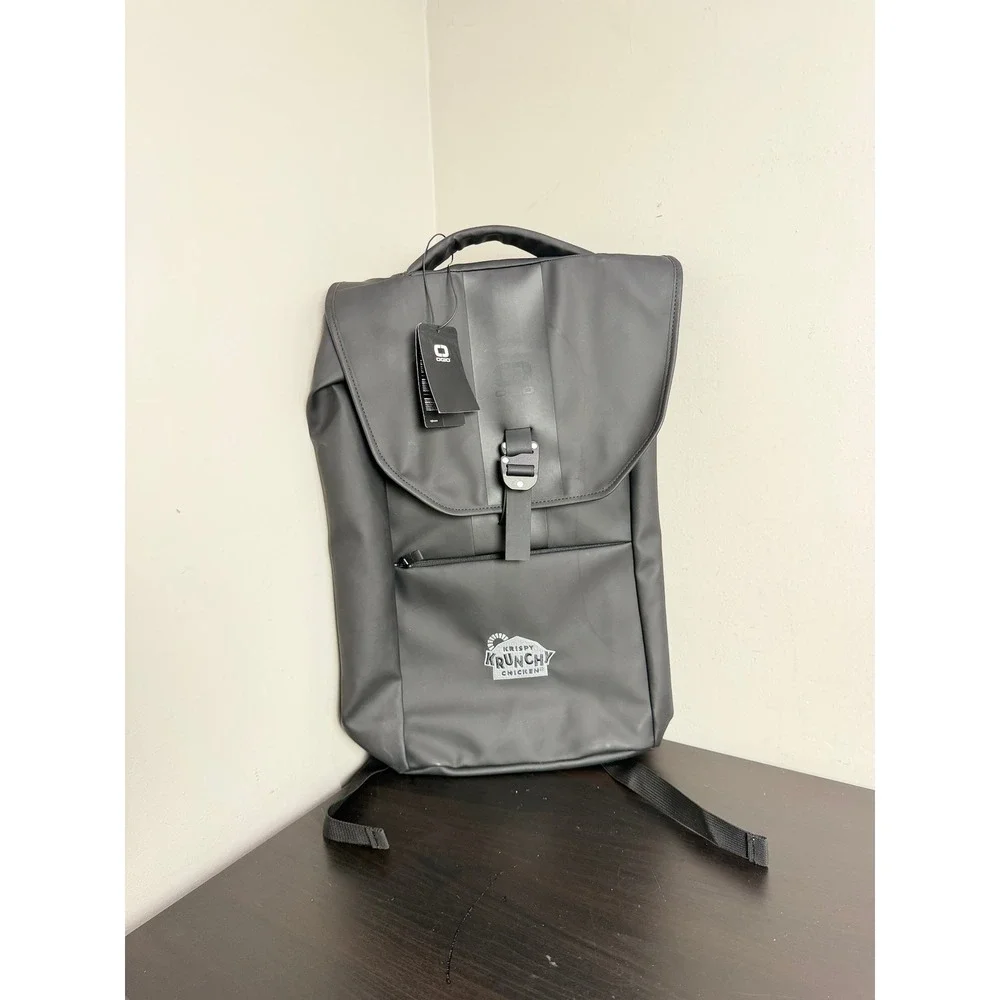 OGIO Resistant Rolltop Computer/Laptop Backpack Black Embroidered Logo NWT